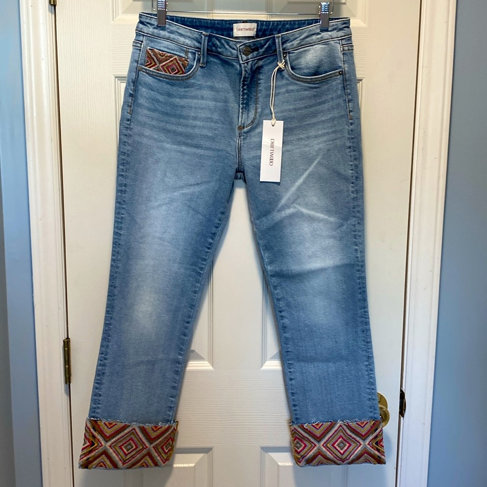NWT DRIFTWOOD Colette Cropped Jeans